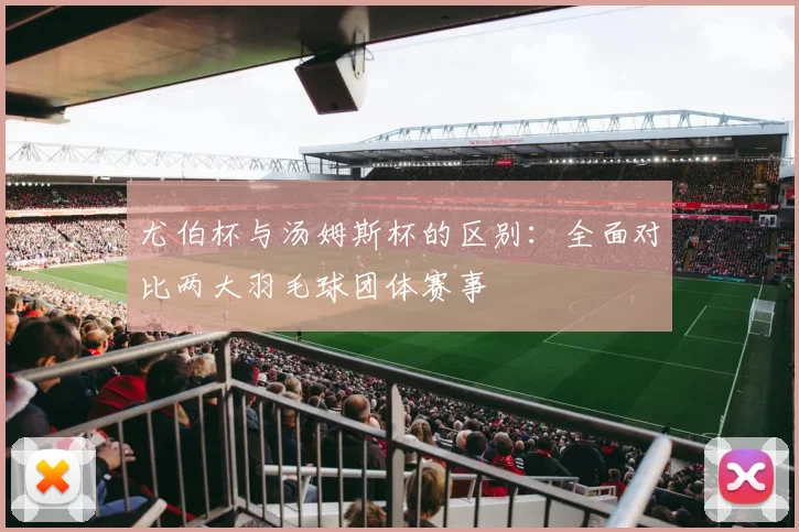尤伯杯与汤姆斯杯的区别:全面对比两大羽毛球团体赛事
